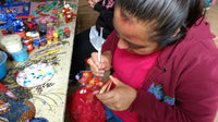 Alebrije Rooster Figurine | Hand-Carved & Hand Painted Mexican Folk Art from Oaxaca