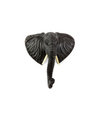 Elephant Head Wall Decor, Jacaranda Wood, Hand Carved in Kenya Housewarming Gift for Her