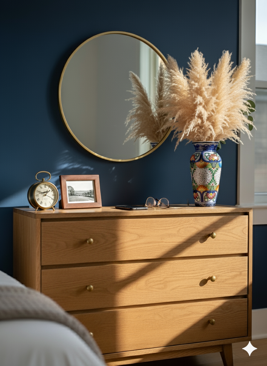 Ceramic Talavera Vase is Exquisite Handmade Mexican Pottery | Decorative Flower Vase is Gorgeous Centerpiece for Home Decor or Yard Decor