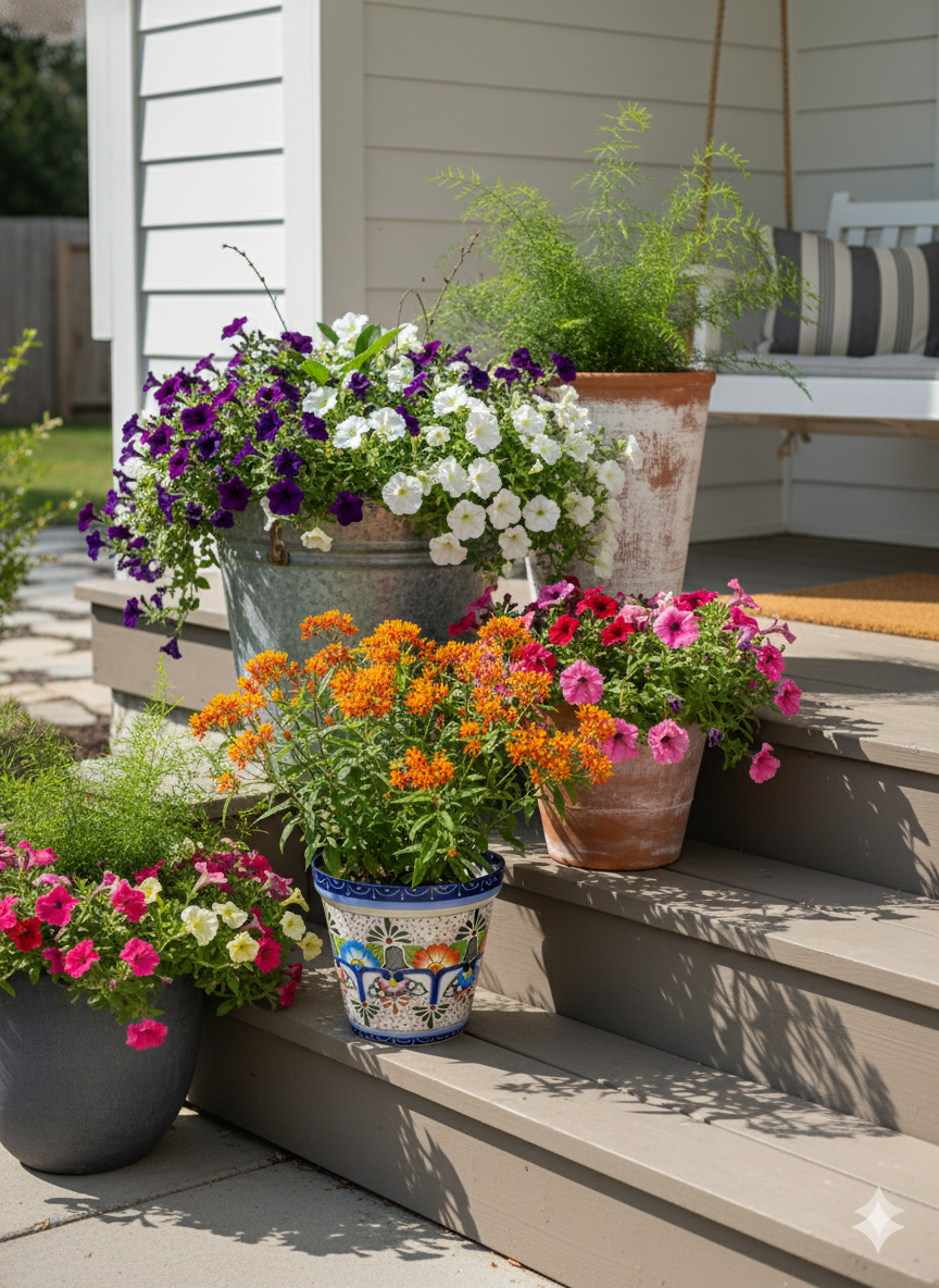 10.5" Round Ceramic Planter is Exquisite Handmade Mexican Pottery - Use as Outdoor Garden Decor, Indoor Home Decor, Flower Pot Centerpiece