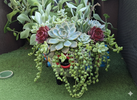 Talavera Blowfish Planter is Hand Painted Ceramic Mexican Pottery | Unique Planter Yard Art & Outdoor Garden Decor from https://luv2brd.com