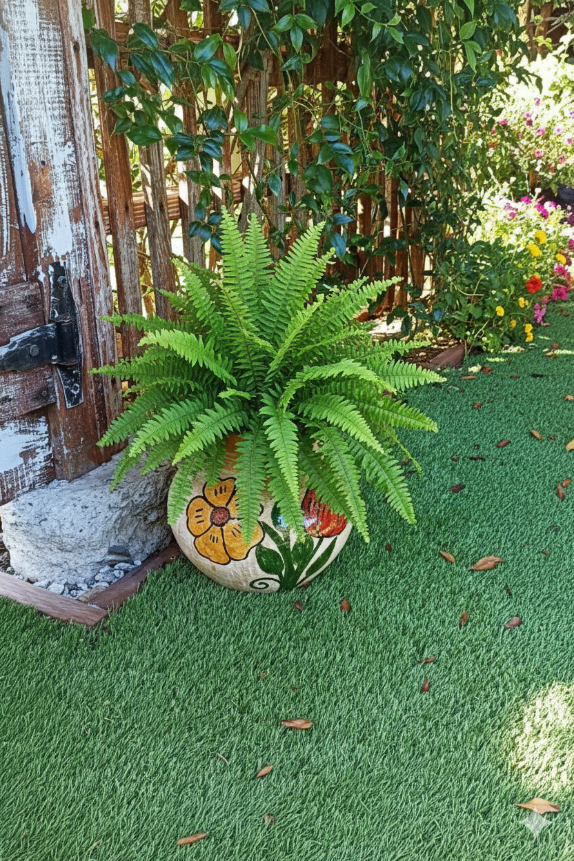 Planter Pot with Handles, Ceramic Flower Pot, Handmade Mexican Pottery from Atzompa, Mexico, Indoor Outdoor Home Decor, Charming Plant Pot