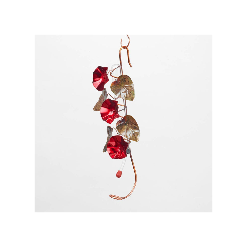 Hummingbird Feeder, Copper Outdoor Yard Art, Garden Decor, Hummingbird Gifts