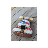 Metal Birdhouse, Unique Patriotic Liberty Bell Style, Outdoor or Indoor, Decorative Birdhouse Decor, Handmade in Mexico