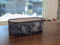 Oval Planter Talavera Pottery, Indoor or Outdoor Flower Pot, Ceramic Housewarming Gift