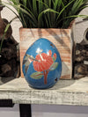 Ruby-throated Hummingbird Luminary Ceramic Home & Shelf Decor from Nicaragua, Housewarming Gift