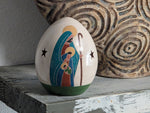 Holy Family Luminary, Handmade Ceramic Home Decor from Nicaragua, Housewarming Gift