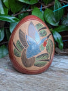 Hummingbird Luminary, Handmade Ceramic Home Decor & Shelf Decor from Nicaragua, Housewarming Gift