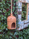 Traditional Ceramic Lantern, Oudoor Home Decor | 11-inch Terracotta from Nicaragua