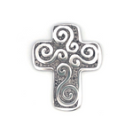 Recycled Aluminum Celtic Cross  Home Decor, Housewarming Gift for Her