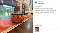 Talavera Pumpkin  Candle Holder | Handmade Mexican Jack-o-Lantern Decor | Mexican Pottery Lawn Ornament