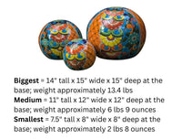 Spheres Garden Decor & Yard Art | Ceramic Talavera Pottery | Handmade in Mexico