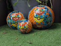 Spheres Garden Decor & Yard Art | Ceramic Talavera Pottery | Handmade in Mexico