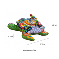 Talavera Turtle Decor | Handmade Mexican Pottery