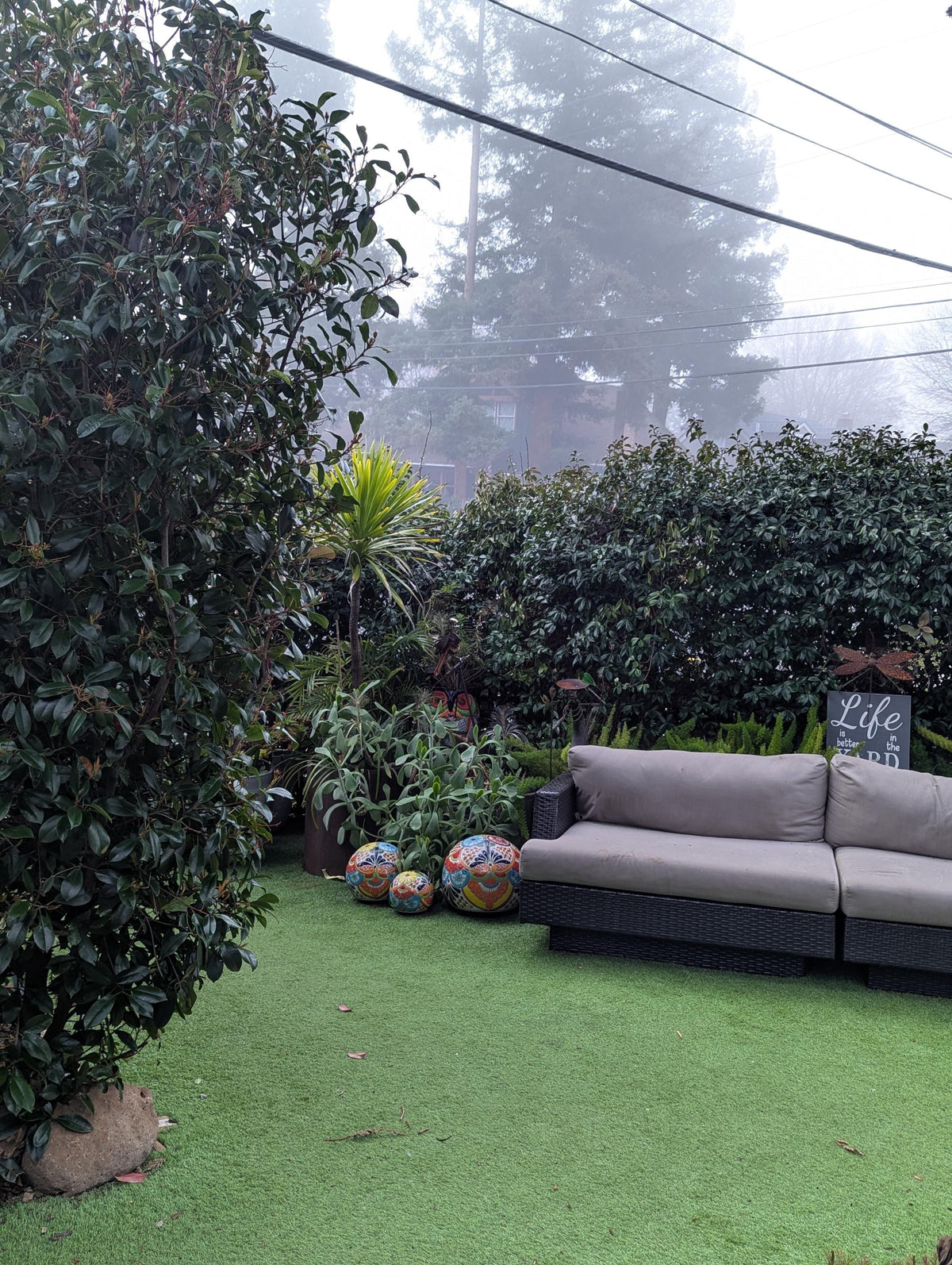 Talavera Garden Spheres: Handmade Mexican Yard Art Decor, Set of 3 from luv2brd.com