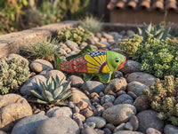 Talavera Koi Fish Sculpture | Handmade Ceramic Garden Statue  | Mexican Pottery Gift