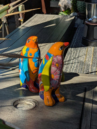 Talavera Penguin Figurines | Hand-Painted Mexican Folk Art