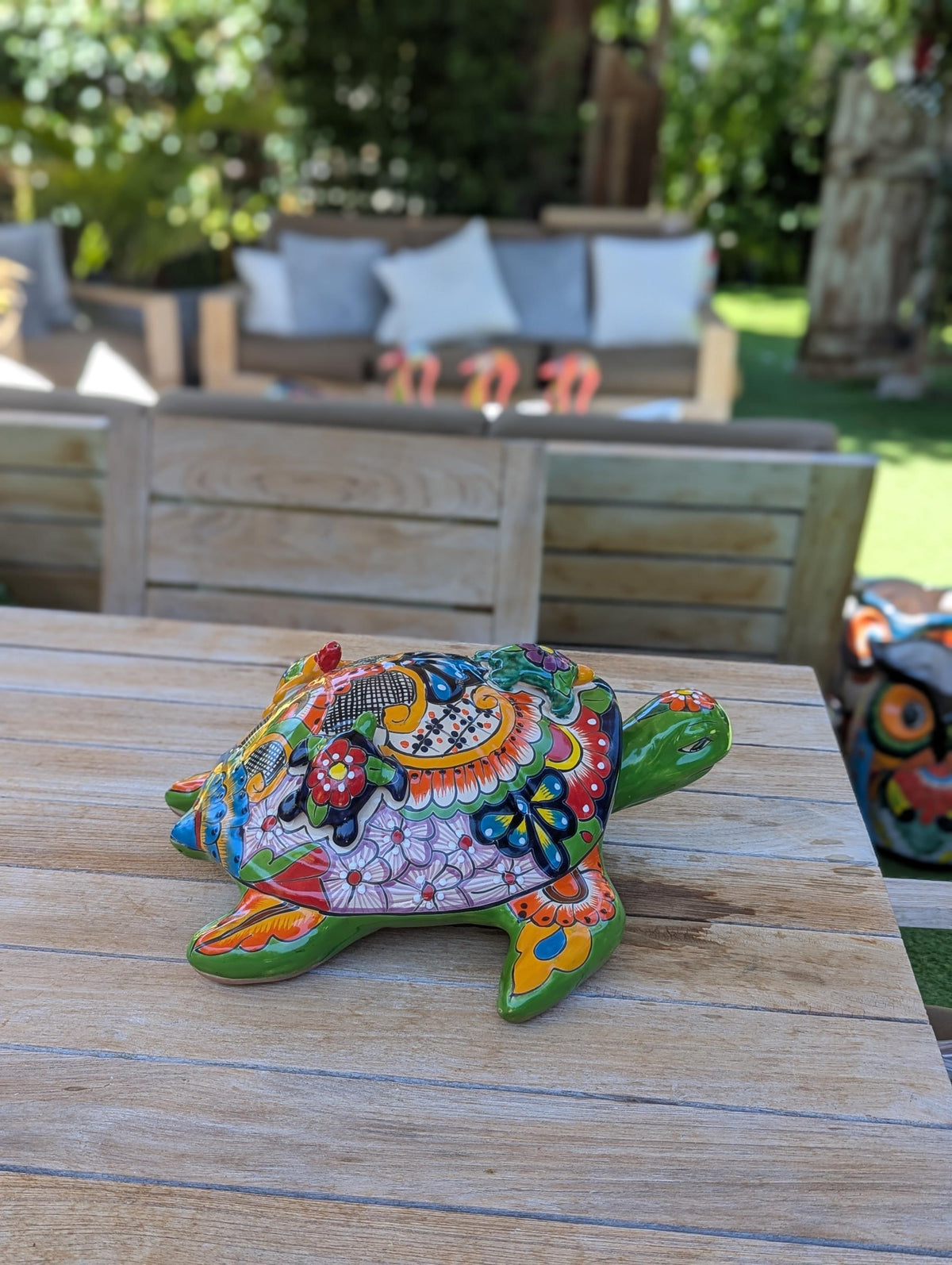 Talavera Turtle Decor | Handmade Mexican Pottery