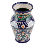 Handmade Vase | Rishtan Heritage Glazed Ceramics for Fresh or Dried Flowers, Indoor Home Decor