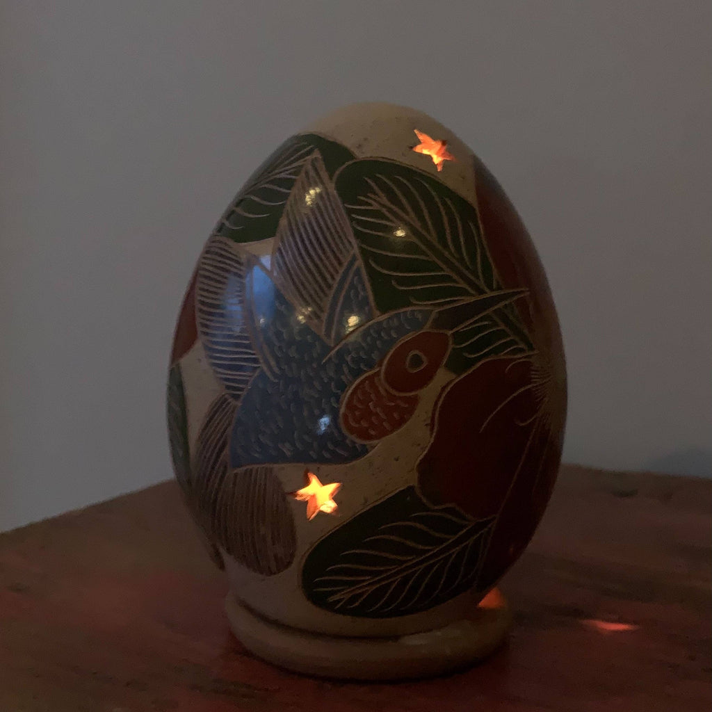 Holy Family Luminary, Handmade Ceramic Home Decor from Nicaragua, Housewarming Gift