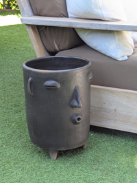 Pre-Order | Big Face Planter & Whistler Flower Pot, Handmade Mexican Pottery of Atzompa Mexico, Indoor Outdoor Home Decor, Pot Ships 10-1