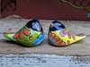 Talavera Birdie Home Decor | Ceramic Pottery Bird Statue & Small Bird Decor, Colorful Bird Art for Home, Yard or Garden Decor