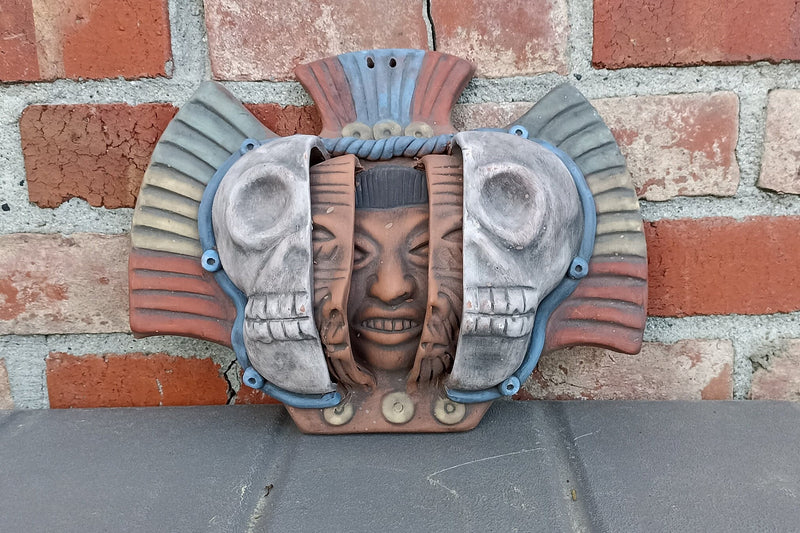 Wall Art Room Decor, Handmade Mexican Art, Ceramic Sculpture, Original Art Great as Housewarming Gift