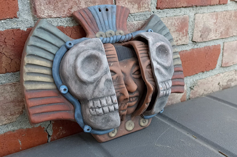 Wall Art Room Decor, Handmade Mexican Art, Ceramic Sculpture, Original Art Great as Housewarming Gift