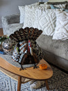 Thanksgiving Turkey Decorations as Outdoor Garden Art or Table Decor Centerpiece for Your Home, Metal Turkey Decor in 3 Sizes