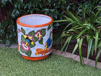 Toucan Planter | 14" Ceramic Talavera Flower Pot | Handmade Mexican Pottery