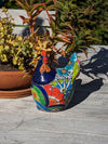 Ceramic Rooster, Talavera Pottery, Handmade in Mexico, Outdoor Home Decor, Garden or Porch Decor, Yard Art, Unique Gift for Chicken Lovers