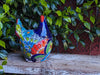 Ceramic Rooster, Talavera Pottery, Handmade in Mexico, Outdoor Home Decor, Garden or Porch Decor, Yard Art, Unique Gift for Chicken Lovers