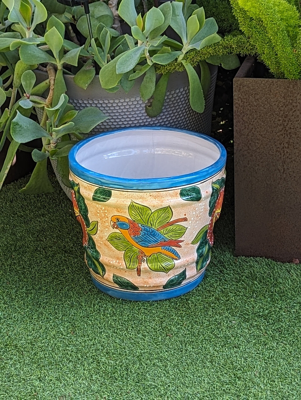 plastic parrot planter Parrot Flower Pot
