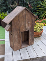 Wooden Birdhouse, Outdoor Garden Decoration, Unique Handmade Yard Decor, Housewarming Gift for Bird Lovers