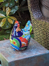 Ceramic Rooster, Talavera Pottery, Handmade in Mexico, Outdoor Home Decor, Garden or Porch Decor, Yard Art, Unique Gift for Chicken Lovers