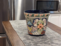 Pre-Order | Gardenia Flower Pot & Ceramic Planter is Stunning Handmade Mexican Pottery for Outdoor Gardening, Indoor Home Decor, Ships 3-25