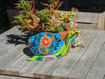 Talavera Snail Planter, Ceramic Mexican Planter Pot for Indoor Home Decor or Outdoor Garden Decor is also Exquisite Hand Painted Yard Art