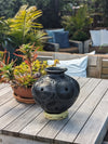 Decorative Centerpiece or Stunning Dried Flower Vase | Black Pottery Home Decor Handmade Mexican Pottery of San Bartolo, Oaxaca Indoor Decor