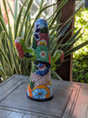 Saguaro Cactus Decor is Colorful Mexican Talavera Pottery, Cactus Room Decor for Bedroom, Bathroom, Outdoor Decorations or Housewarming Gift