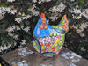 Ceramic Rooster Talavera Pottery  Handmade in Mexico, Home Decor and Outdoor Garden or Porch Decor, Yard Art  Unique Gift for Chicken Lovers