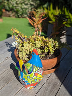 Ceramic Rooster Talavera Pottery  Handmade in Mexico, Home Decor and Outdoor Garden or Porch Decor, Yard Art  Unique Gift for Chicken Lovers