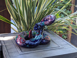 Handmade Talavera Rattle Snake Garden Decor | Original Yard Art & Garden Decoration, Ceramic Mexican Pottery is Outdoor Decor Gift for Him