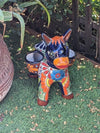 Handmade Talavera Donkey Planter is Mexican Pottery | Ceramic Plant Pot for Outdoor Garden or Indoor Home Decor, Hand Painted Yard Art