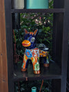 Handmade Talavera Donkey Planter is Mexican Pottery | Ceramic Plant Pot for Outdoor Garden or Indoor Home Decor, Hand Painted Yard Art