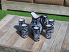 Talavera Ceramic Pitcher & Six Glasses Handmade Mexican Pottery, Ceramic Water Pitcher Set for the Kitchen or Dining Room or Outdoor Picnic