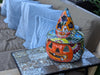 Halloween Pumpkin Fall Decor, Unique Halloween Gift Ideas, Handmade Mexican Talavera Art & Home Decor, Large Autumn Jack-o-Lantern