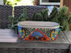 Succulent Planters Talavera Pottery, Indoor Windowsill Cute Succulent Planter Box, Ceramic Planter Mexican Art as Housewarming Gift