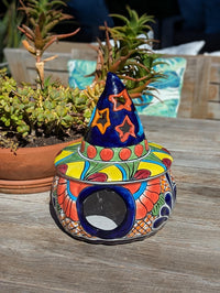 Halloween Pumpkin Fall Decor, Unique Halloween Gift Ideas, Handmade Mexican Talavera Art & Home Decor, Large Autumn Jack-o-Lantern