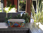 Succulent Planters Talavera Pottery, Indoor Windowsill Cute Succulent Planter Box, Ceramic Planter Mexican Art as Housewarming Gift