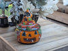 Halloween Pumpkin Fall Decor, Unique Halloween Gift Ideas, Handmade Mexican Talavera Art & Home Decor, Large Autumn Jack-o-Lantern